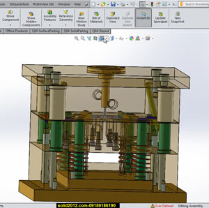 آموزش طراحی قالب تزریق پلاستیک 3dquickmold