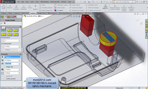 دانلود آموزش طراحی قالب تزریق پلاستیک سالیدورک برای کارخانجات  3dquick mold